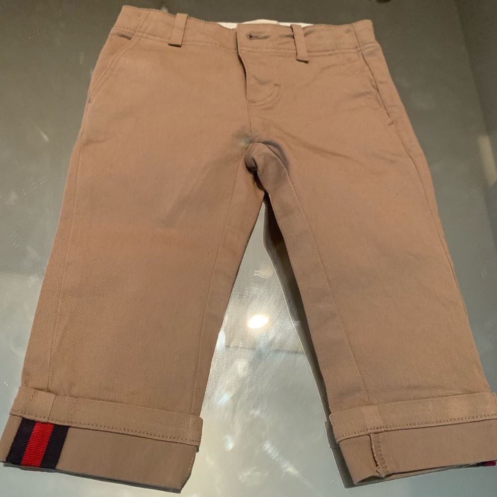 Baby Boys Gucci Khaki
